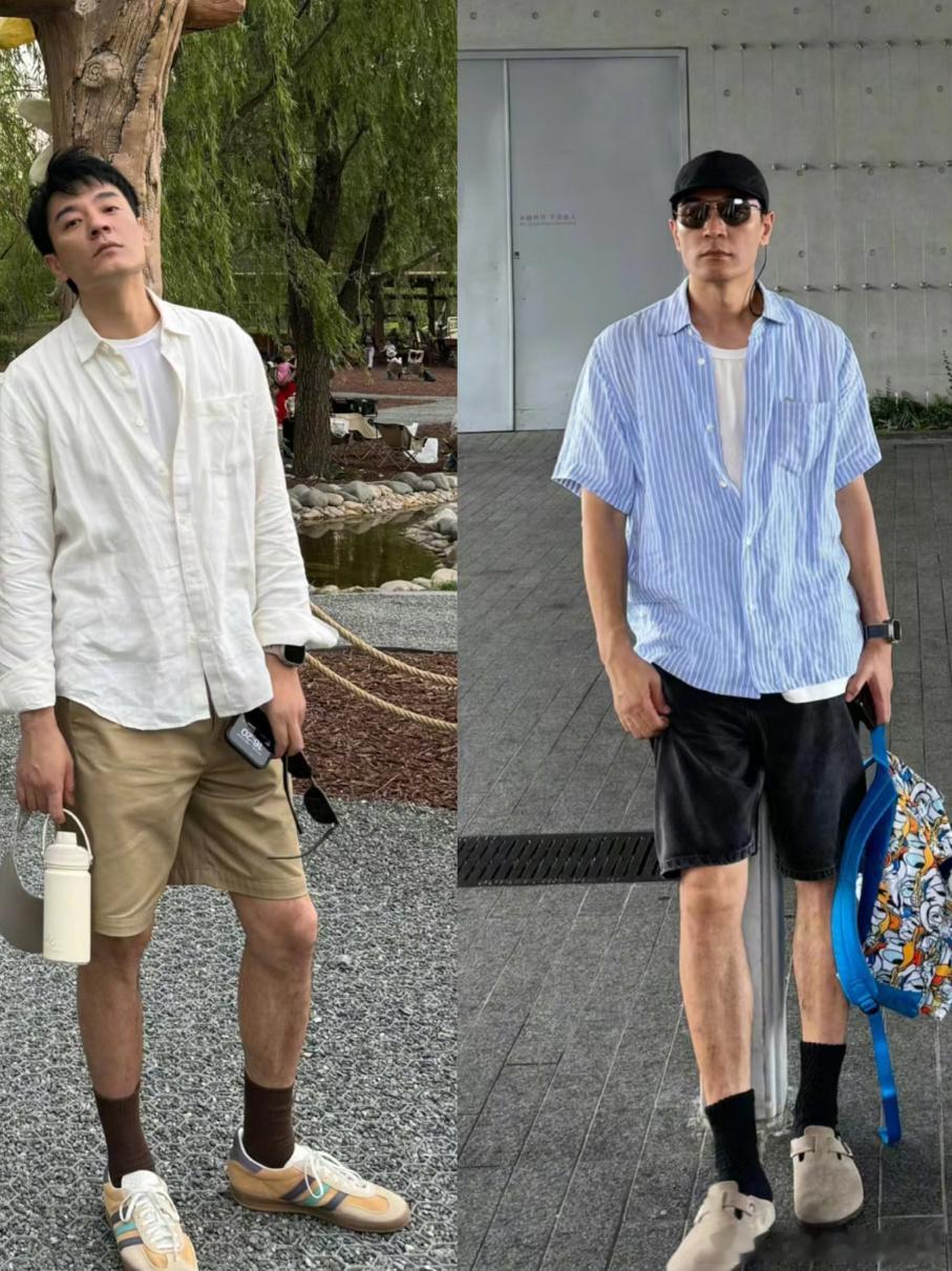 李光洁这么会穿搭，背后肯定有高人指点衣品绝绝子松弛休闲，清爽干净的少年感，这谁还