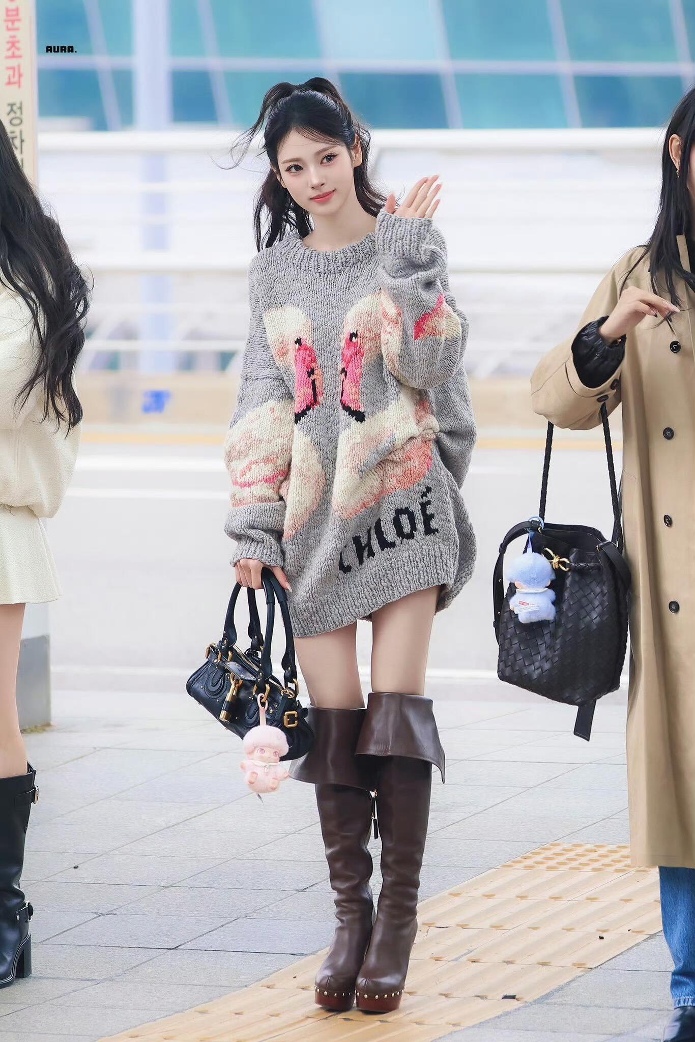 田中杏奈 比马尾辫还窄的小脑袋…..💕 