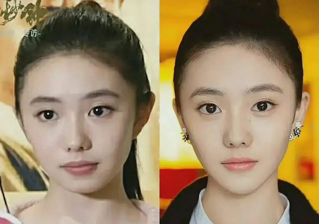 怎么感觉刘浩存的脸也跟以前不一样了，下巴变长了 ​​​