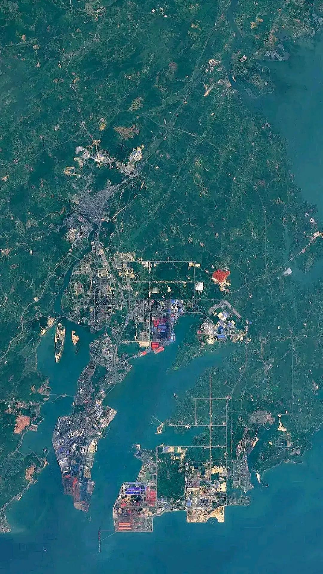 广西防城港市最近卫星图（12）
