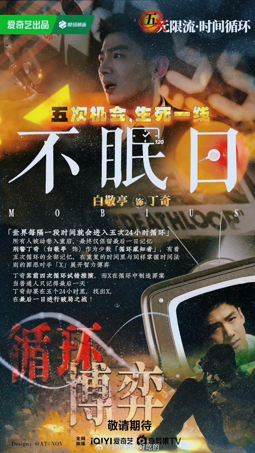 疑似白敬亭宋轶分手了不眠日要是剧播期间每天都有这么高位热搜就好了，来关心一下白敬