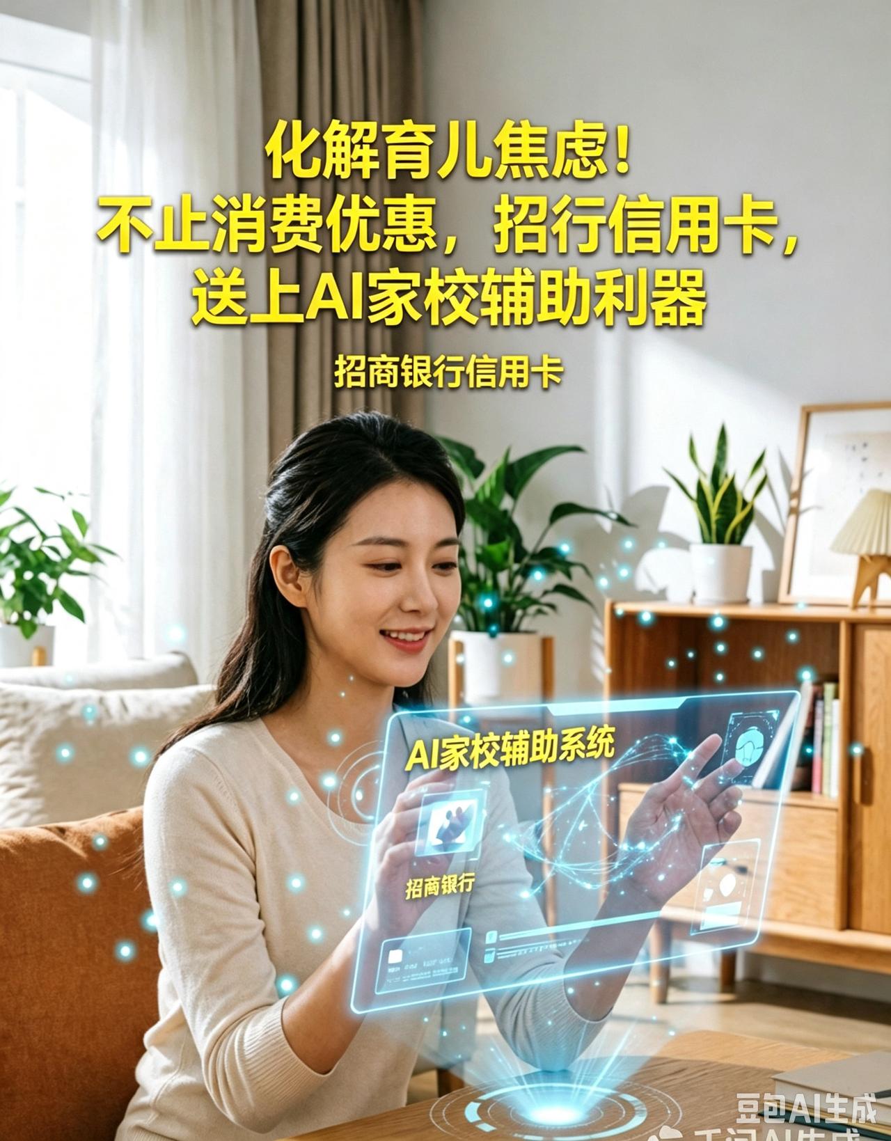 1张卡片化解育儿焦虑！不止消费优惠，招行信用卡，送上AI家校辅助利器
 
为人父