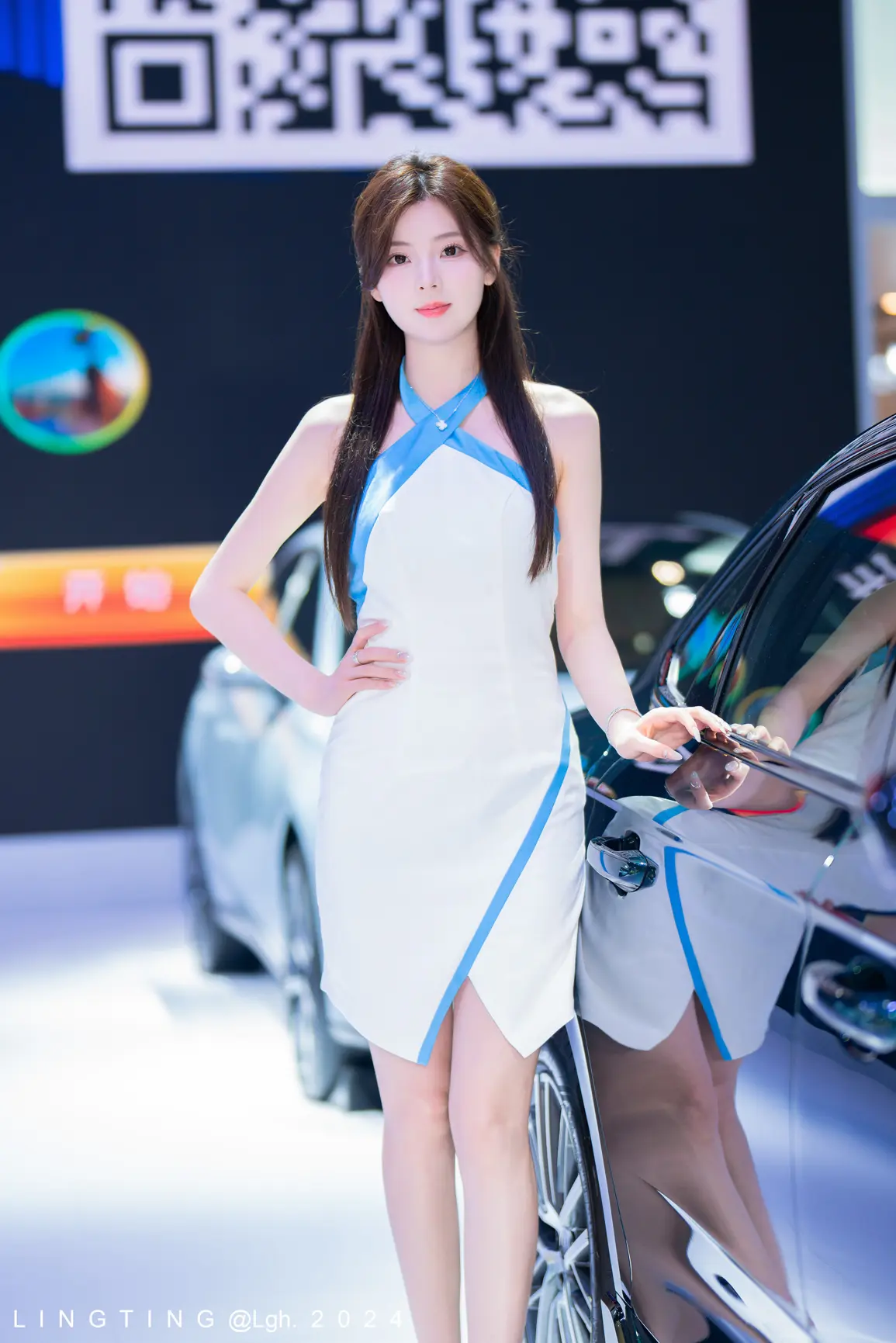 粤港澳车展模特：春晓。