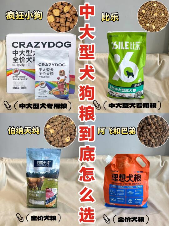 中大型犬狗粮推荐！按需选粮才是王道