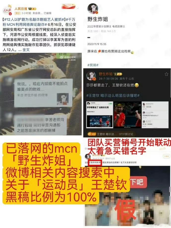 野生炸姐被抓呼吁彻查买稿方 严查买稿方，买卖同罪 
