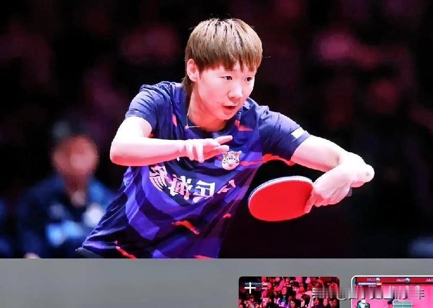 中国乒乓球超级联赛女团半决赛：
  山东鲁能VS华南理工。
  第四盘：王曼昱V