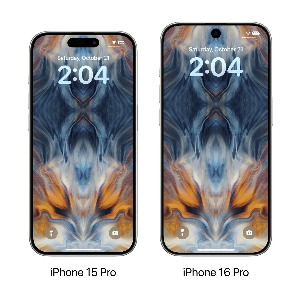 今年iPhone 15系列全系使用灵动岛，成为如今苹果手机的标志性设计。
	
不