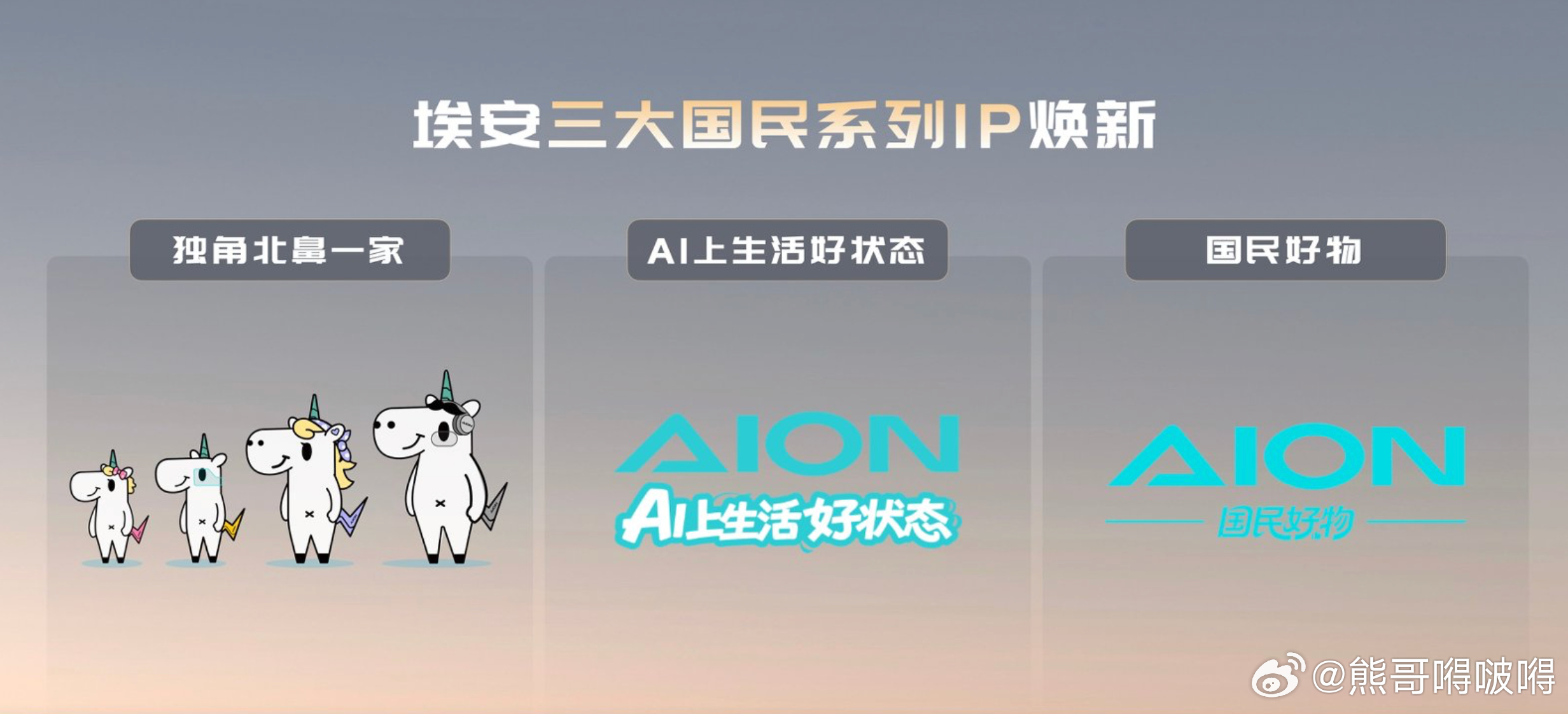 埃安发布三大国民IP，开启“国民好生活”新篇章2月28日，埃安品牌正式发布三大国