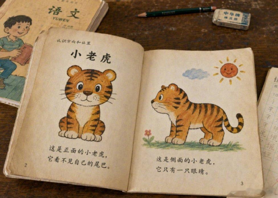 两只老虎的歌词终于解密了这就是侧面描写吗？这么多年也算是白活了！我一直以为他们打