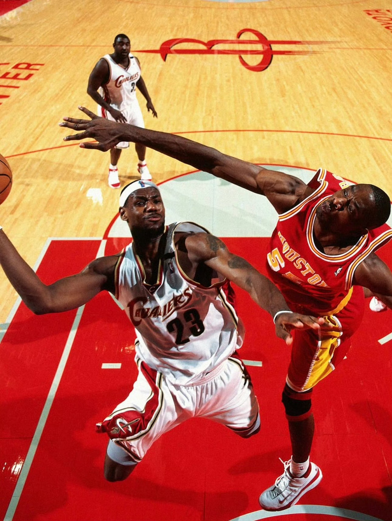 老照片回顾年轻的时候腰就是好克利夫兰骑士骑士nba詹姆斯