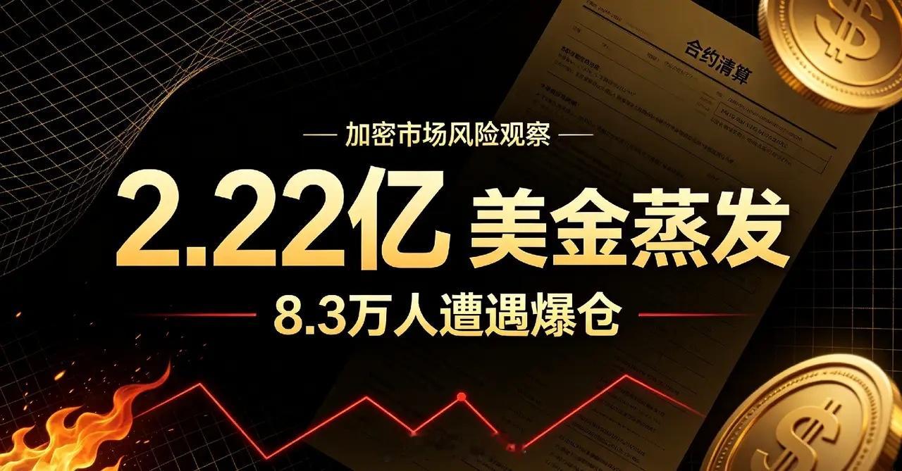 太残酷！币圈大涨也收割，24小时8.3万人爆仓，2.22亿美金灰飞烟灭真的被币圈
