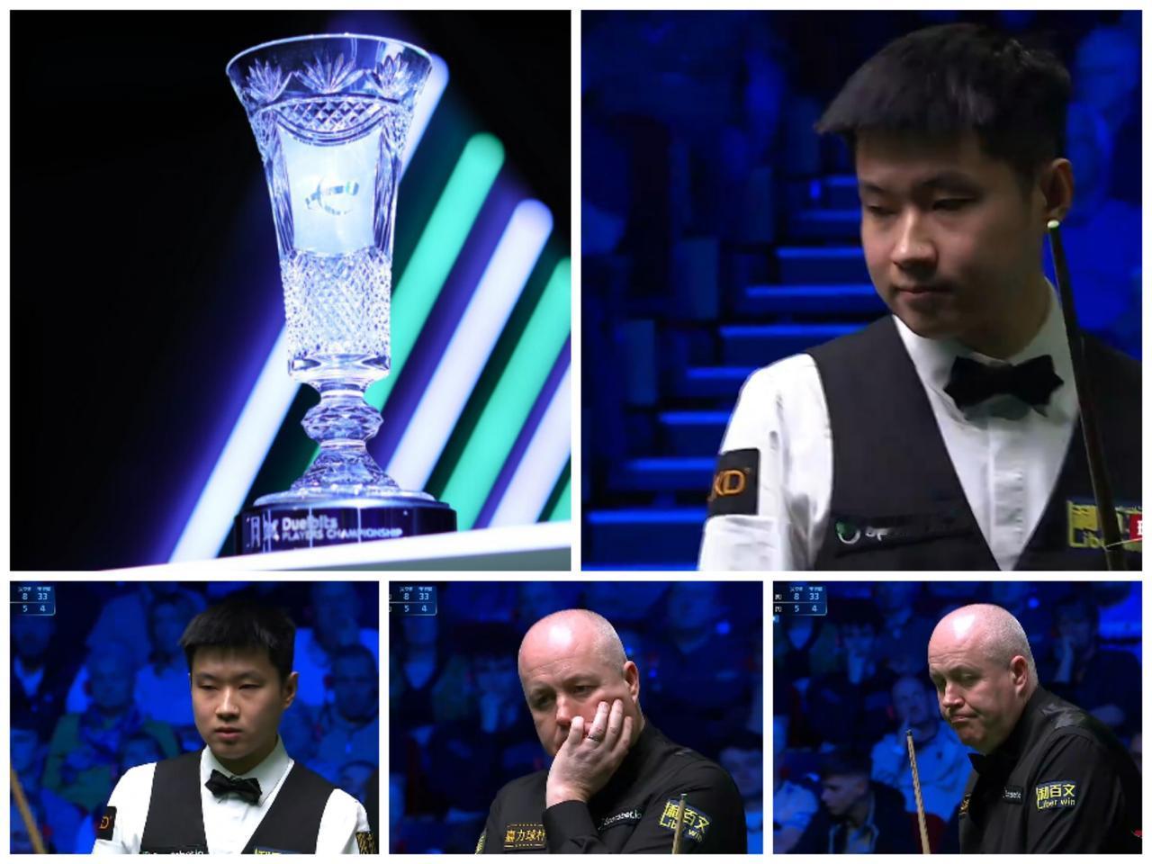 球员锦标赛决赛，第一阶段赵心童4：4战平巫师。决战在寅夜，赵心童战胜电量即将耗尽