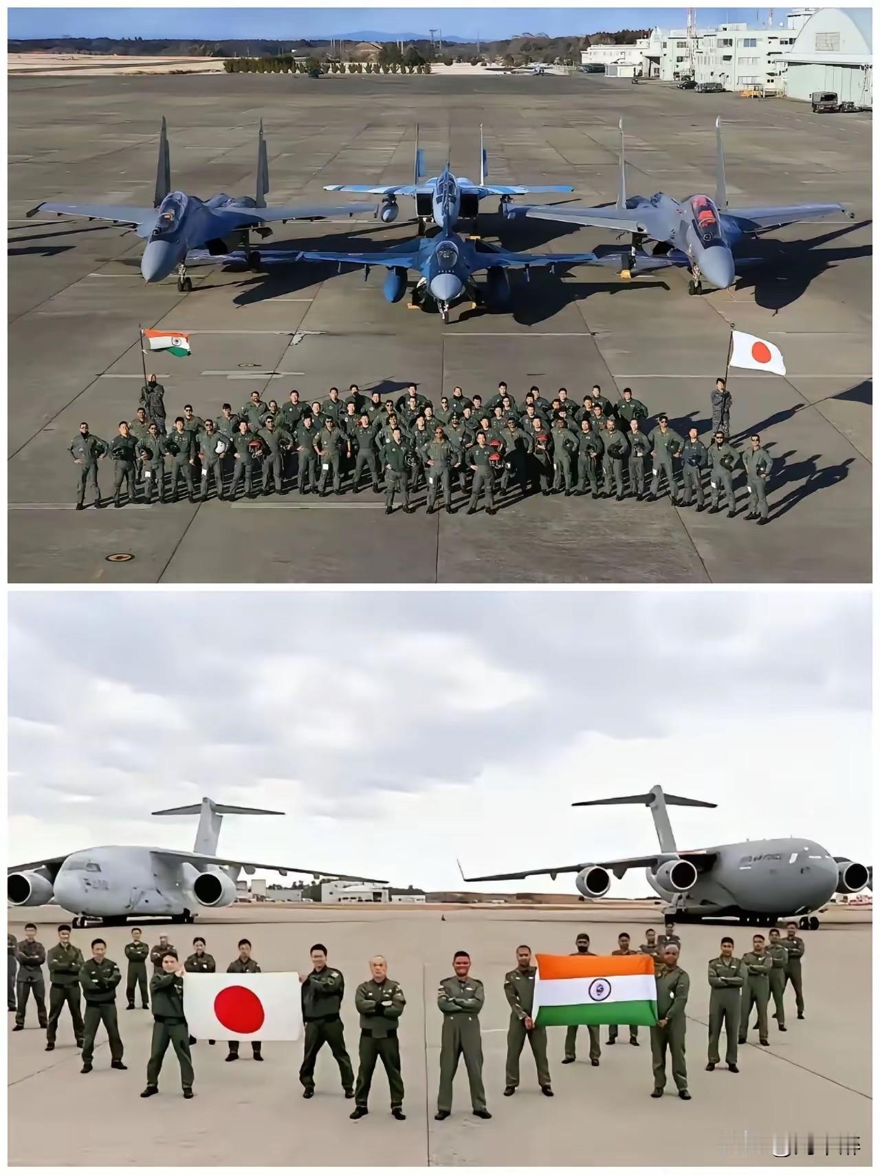 印度真不是东西！在敏感时间点和日本搞联合演习，这不是故意挑事嘛，妥妥的往邻居眼里