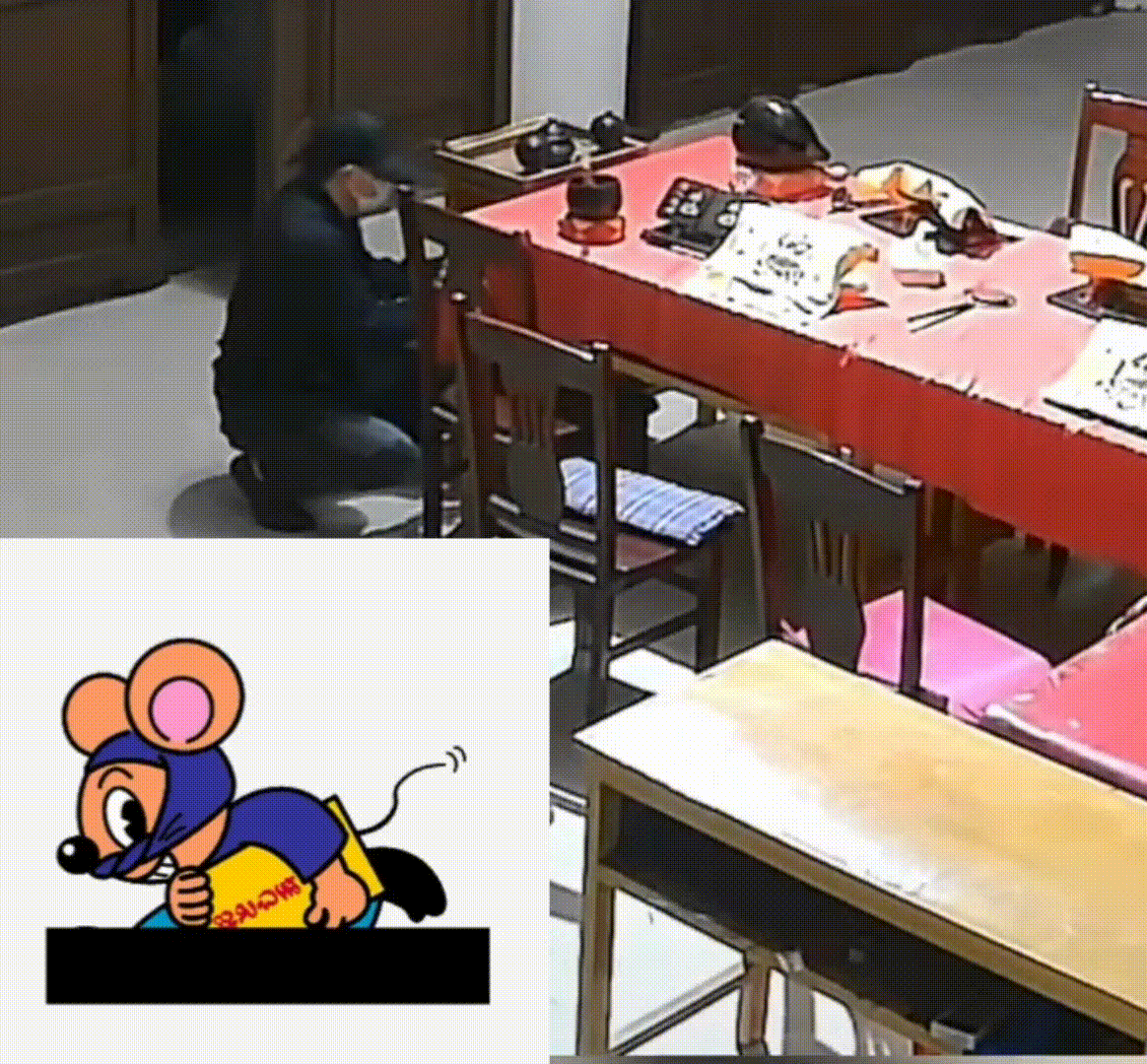 近日，上海崇明，一男子盗取寺院功德箱内香火钱，男子翻墙进入慎修庵，盗取9个功德箱