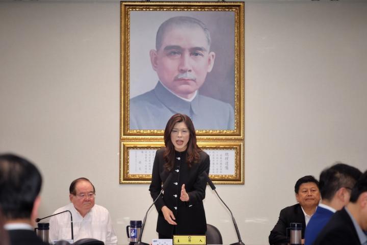 郑丽文着中山装主持中常会　喊话赖清德面对面沟通

梅花新闻网 编辑部/综合报导