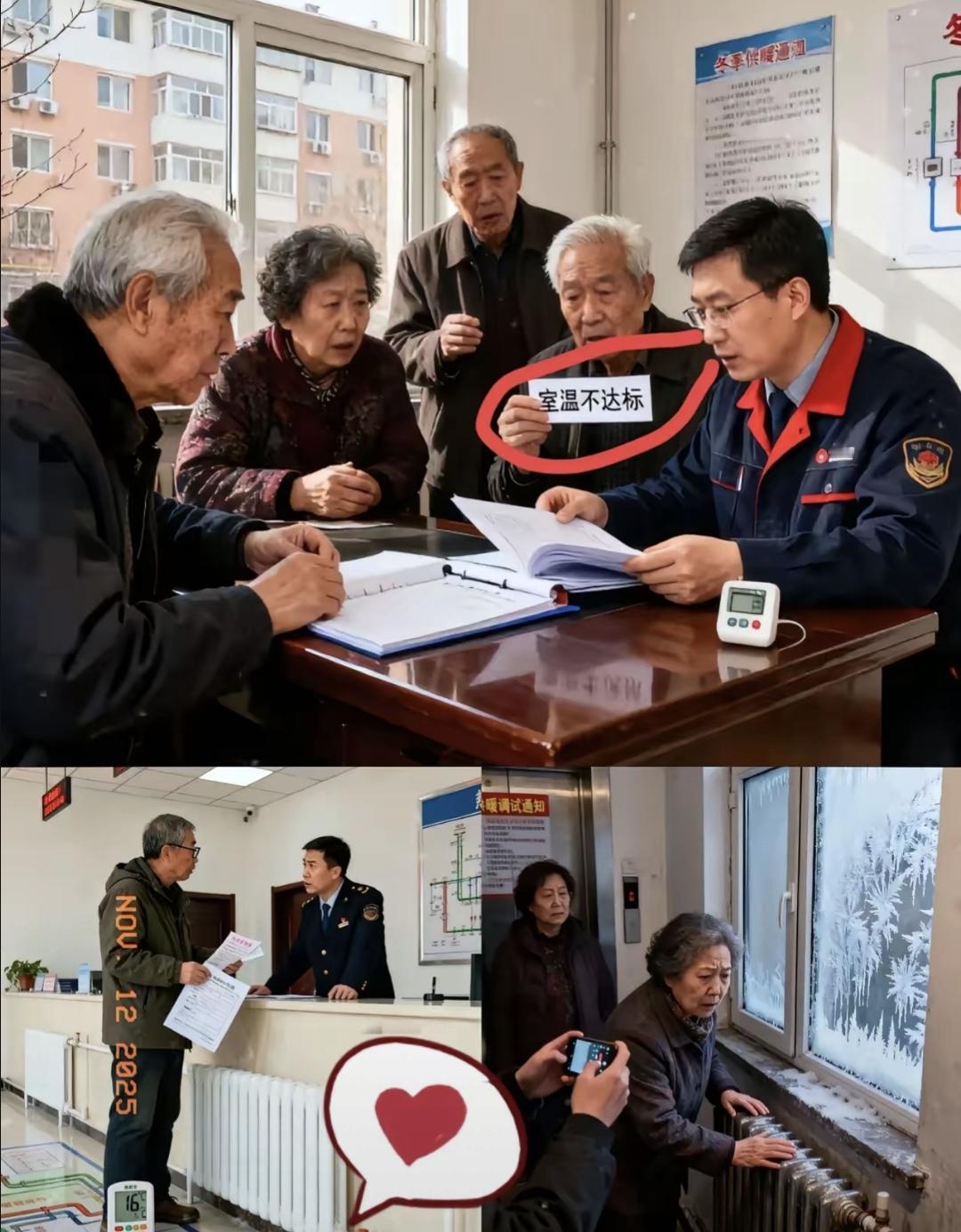 最近西安有人把自家暖气问题发在网上，说每年交几千块取暖费，温度勉强够18度，屋子