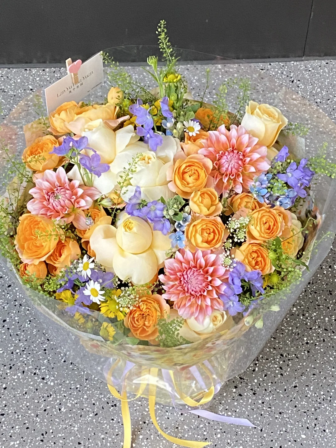 感谢客户提想法（繁忙节日除外）｜油画感花束
