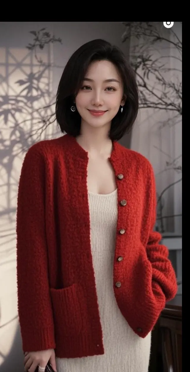 开始喜欢红色，不是装嫩，是终于敢直面内心那份未驯服的少女心。