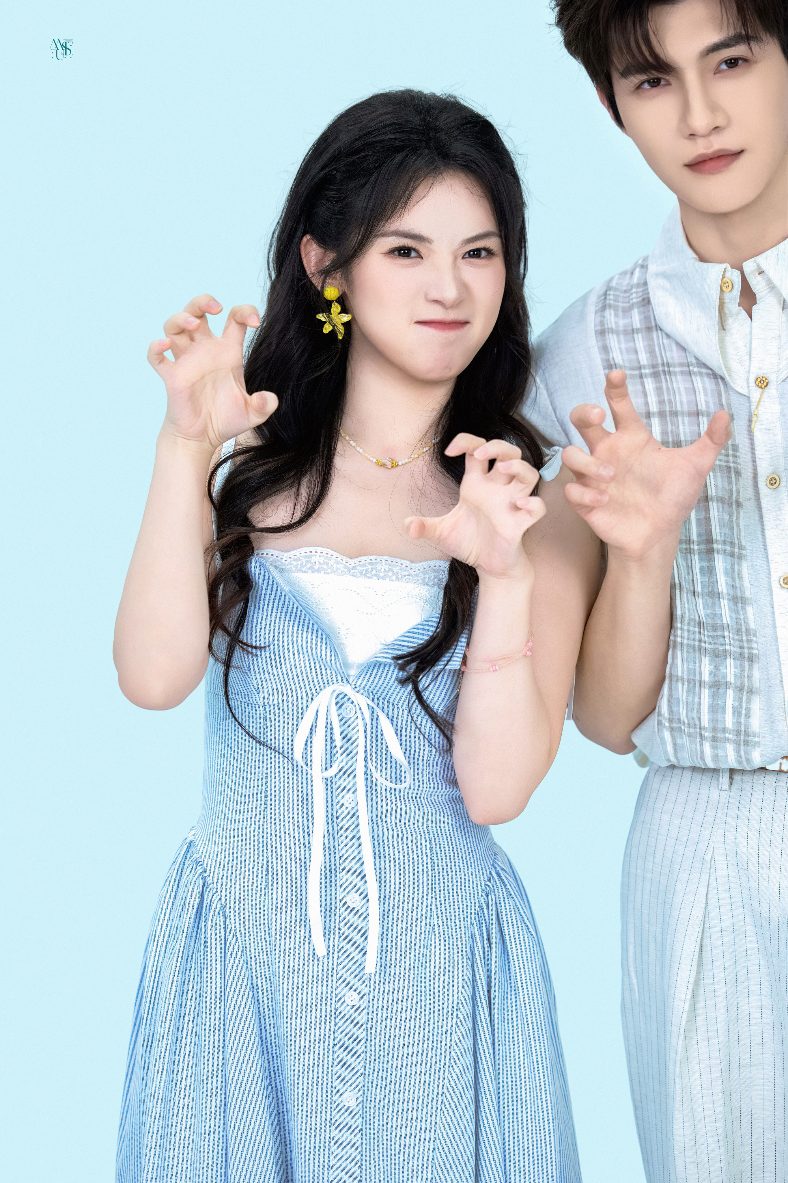 最近刷多了AI短剧 偶然刷到这对演的真是眼前一亮 男帅女美 好吃好吃😋 ​​​