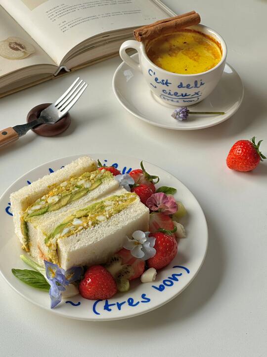 浅春系早餐🌸🍞🍃
