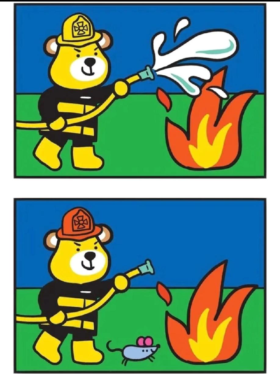 这消防场景找不同把我难哭了！盯了5分钟才找1处，你能比我眼尖吗？敢来挑战！