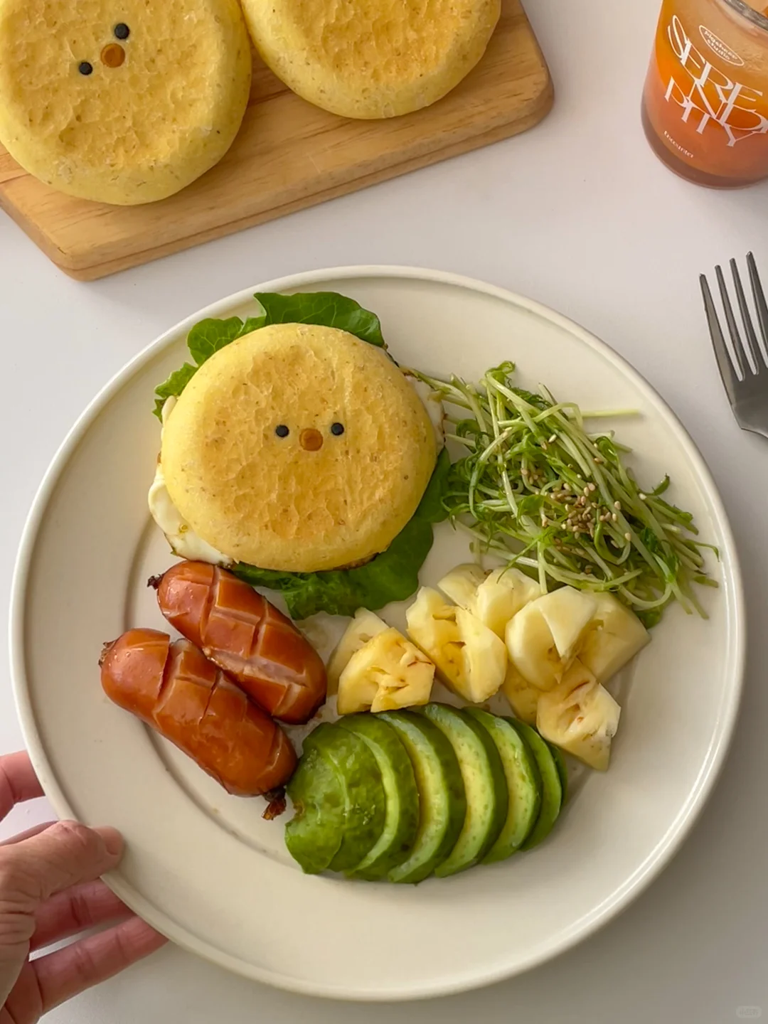 (・∀・)小鸡玉米面麦芬