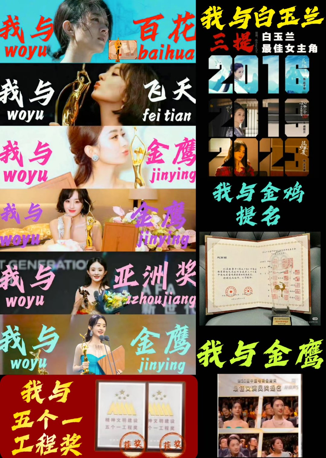 赵丽颖三提视后而不中赵丽颖三提视后不中那咋了，赵丽颖不缺奖 