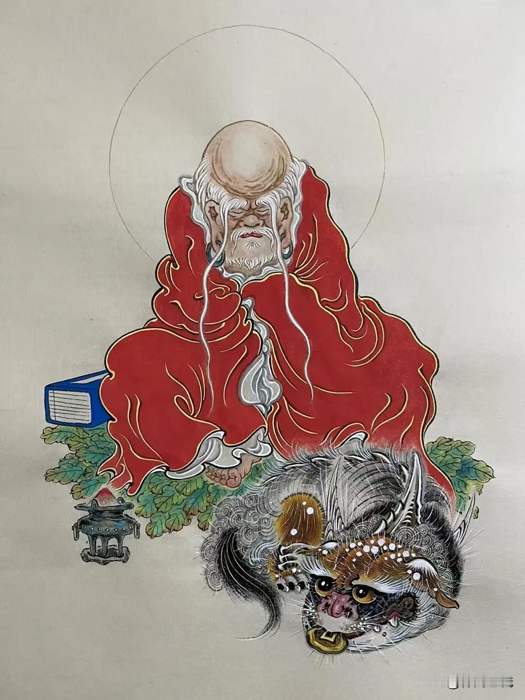 钱昆老师绘画作品欣赏
画貔貅中国第一人