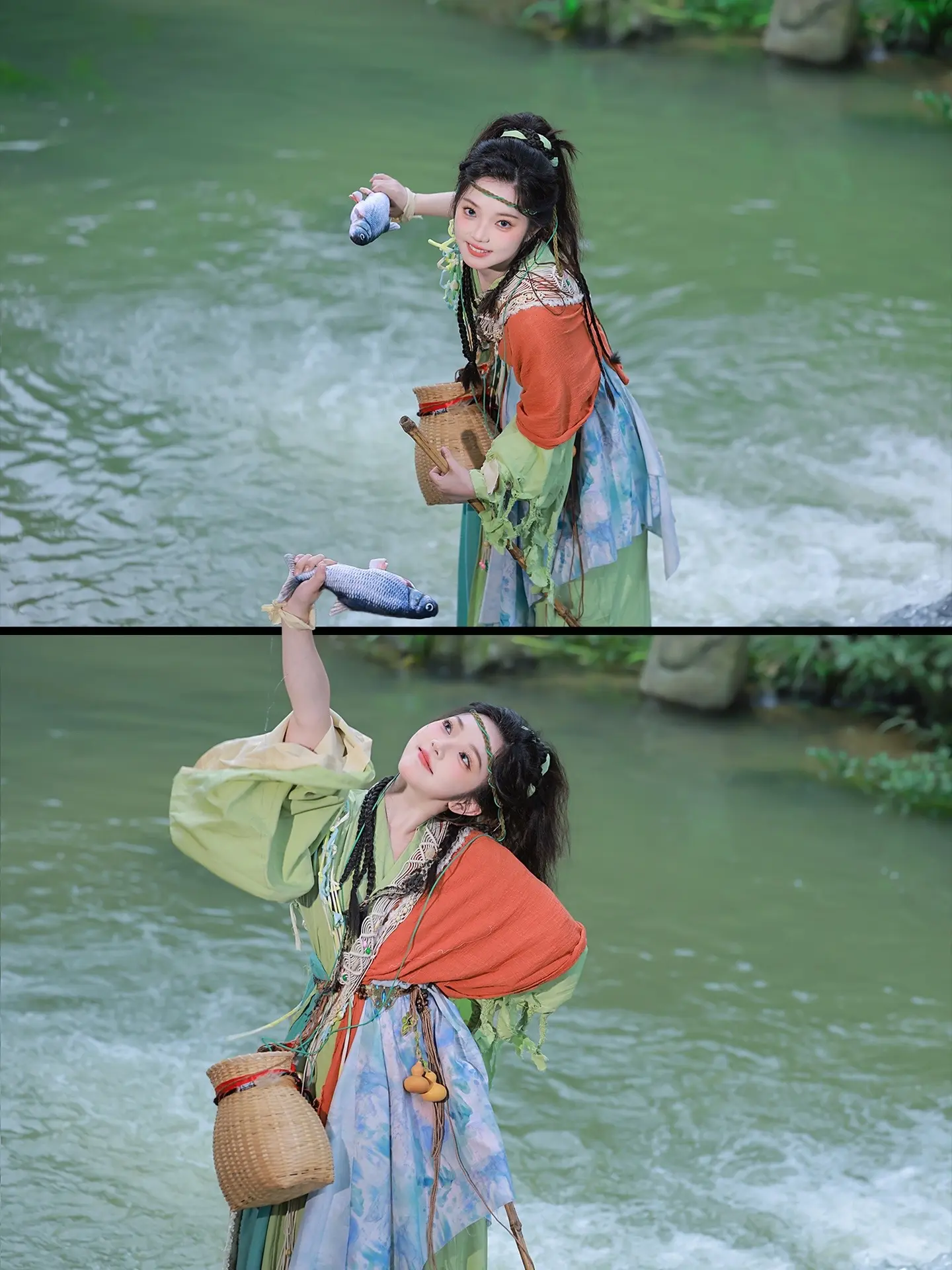 闯江湖最重要的就是要学会摸鱼咯。阿爹阿娘说了学会摸鱼就绝对不会挨饿咯