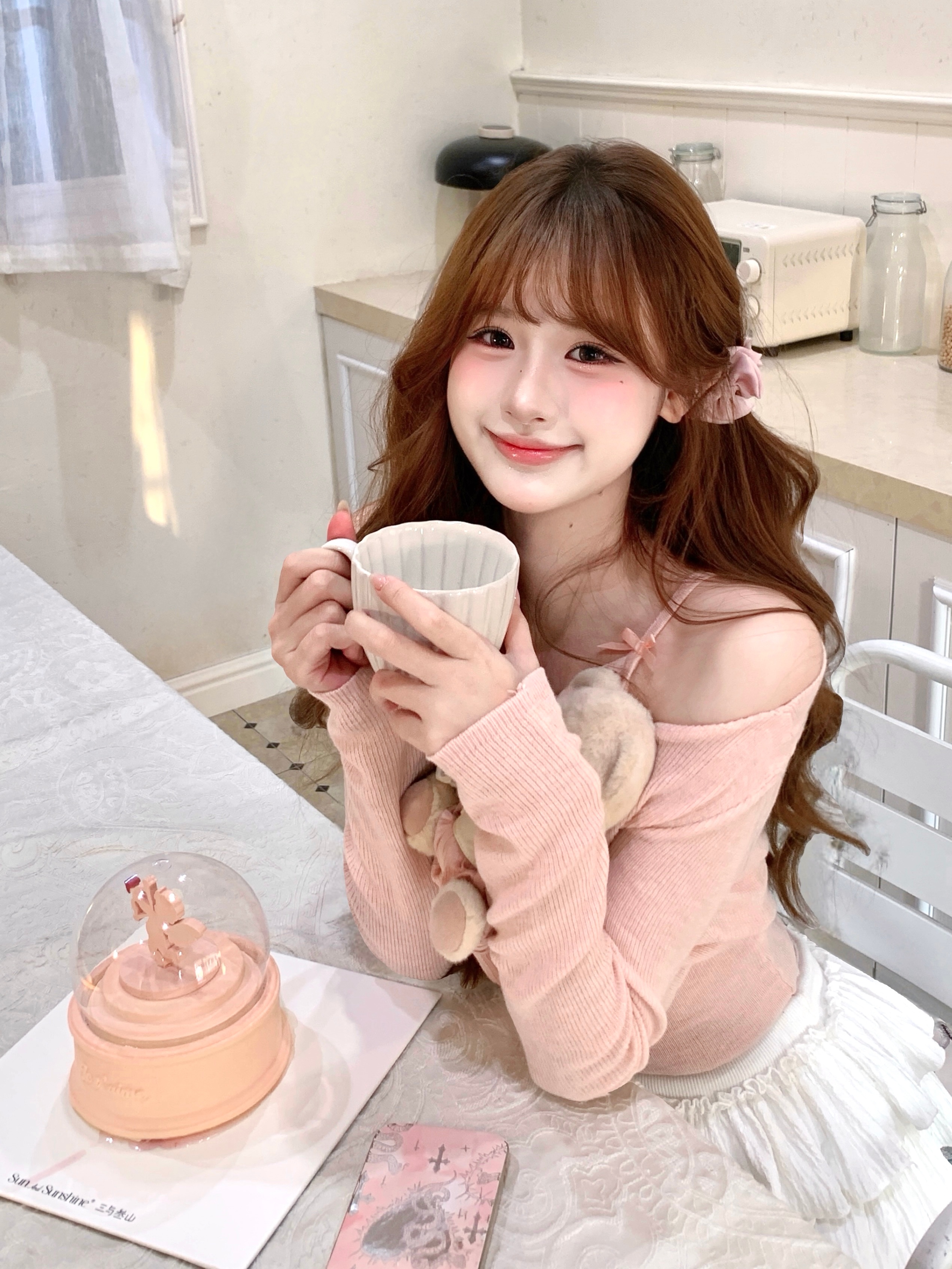 🍴₍^ₗ   ̫˳ ₗ^₎★粉粉的有点韩！下次拍照我再也不用多个手机拍照了！用