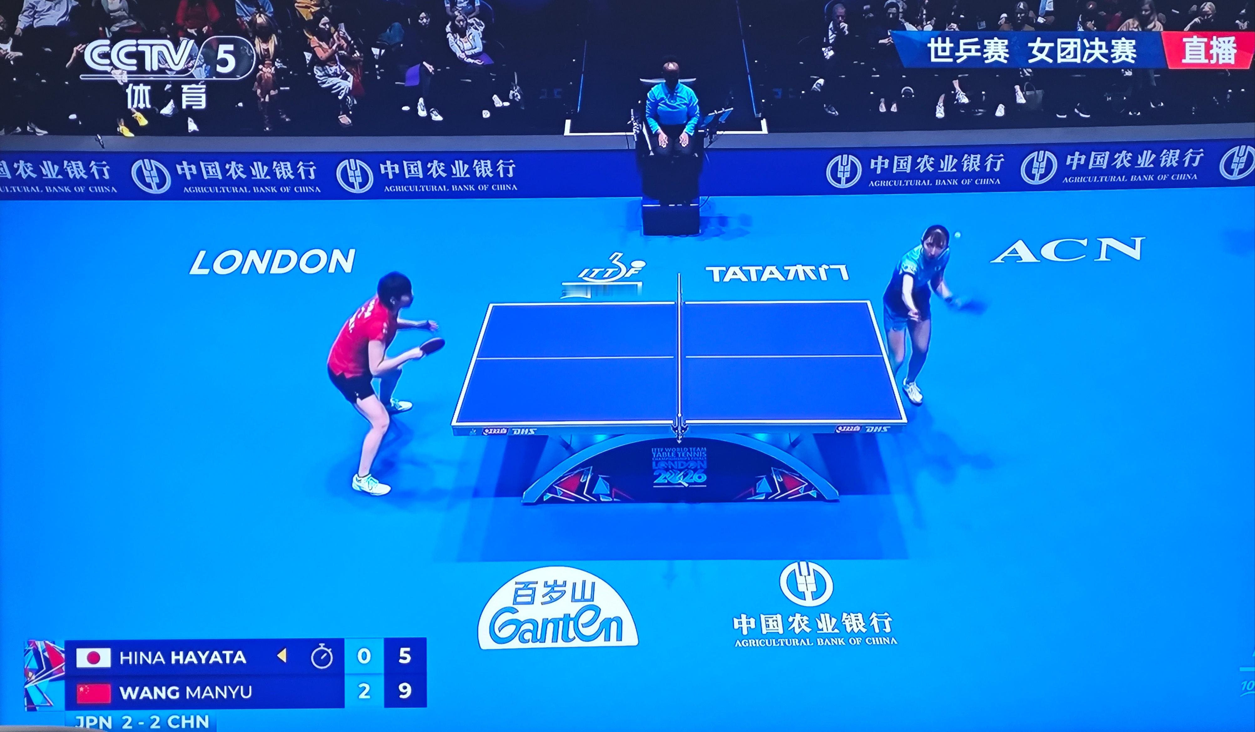 中国女团vs日本国乒女团7连冠3:2，毫无悬念但足够精彩，难为早田希娜了日本队真