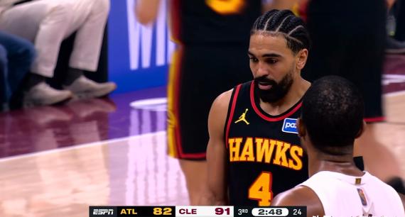 老鹰大将文森特真是太让人吃惊了！尽管今天老鹰在客场以116：122输给了骑士，但