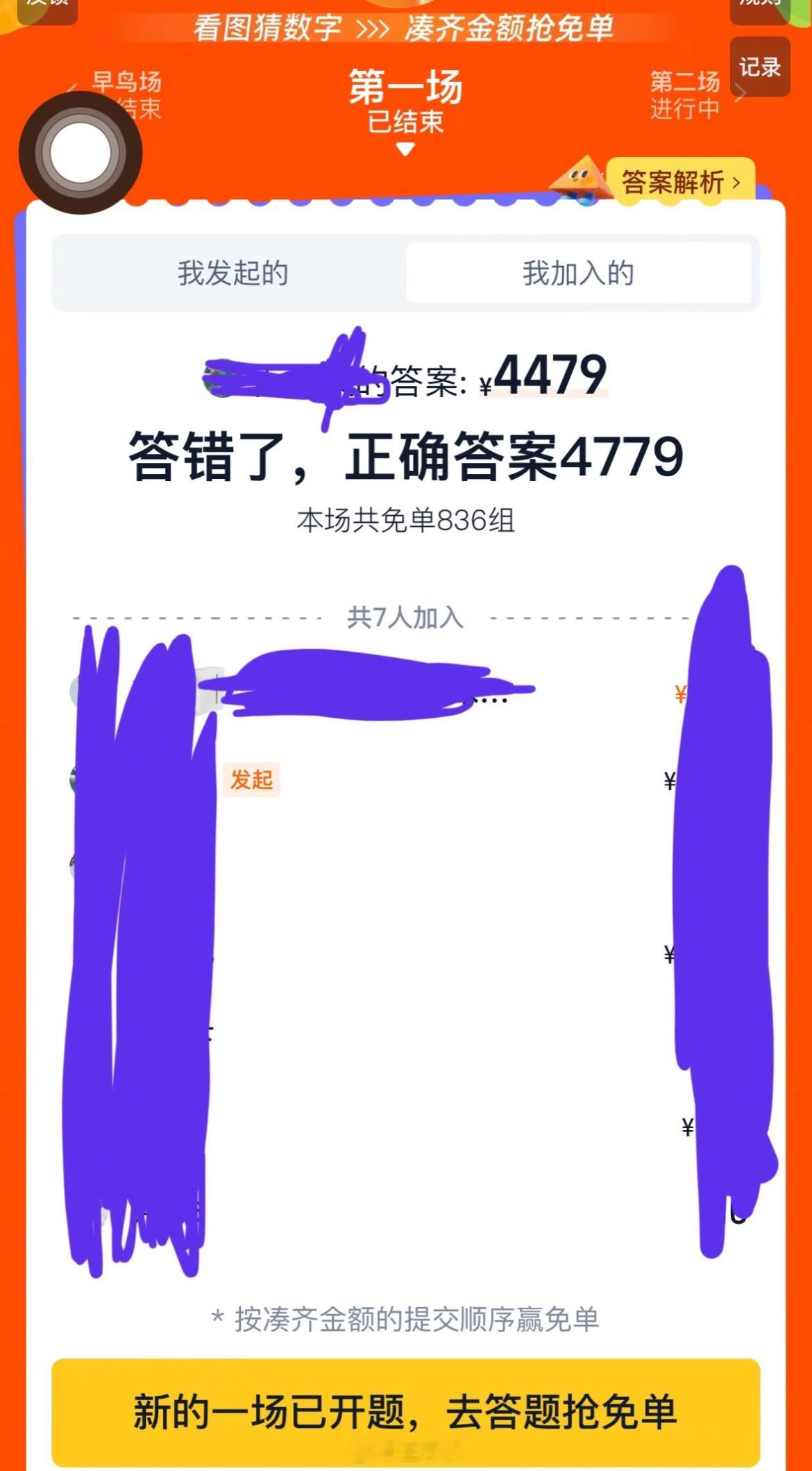 好消息 真的是4779坏消息 发起人金额打错了…… ​​​