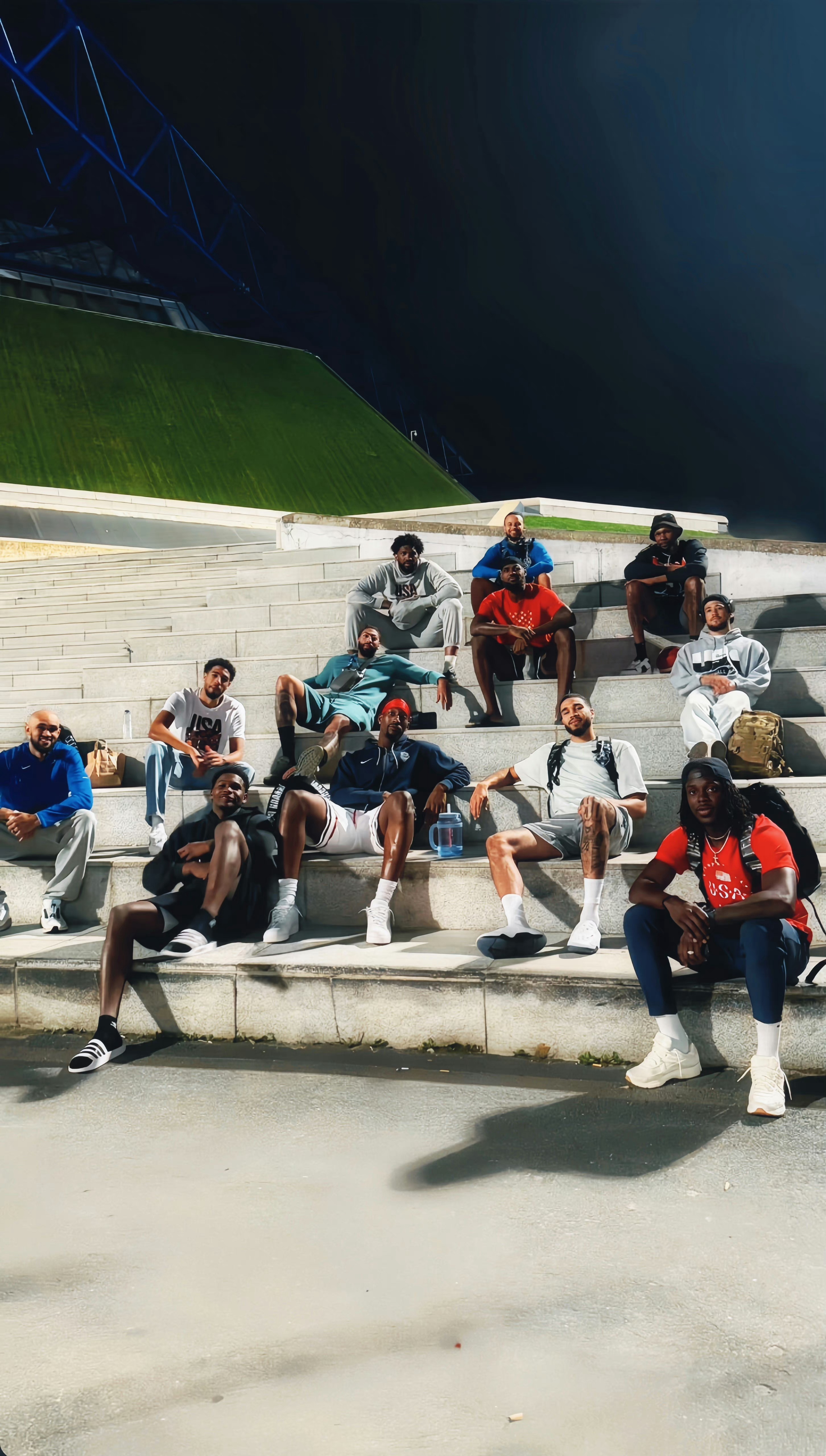 美国体育生合照合集