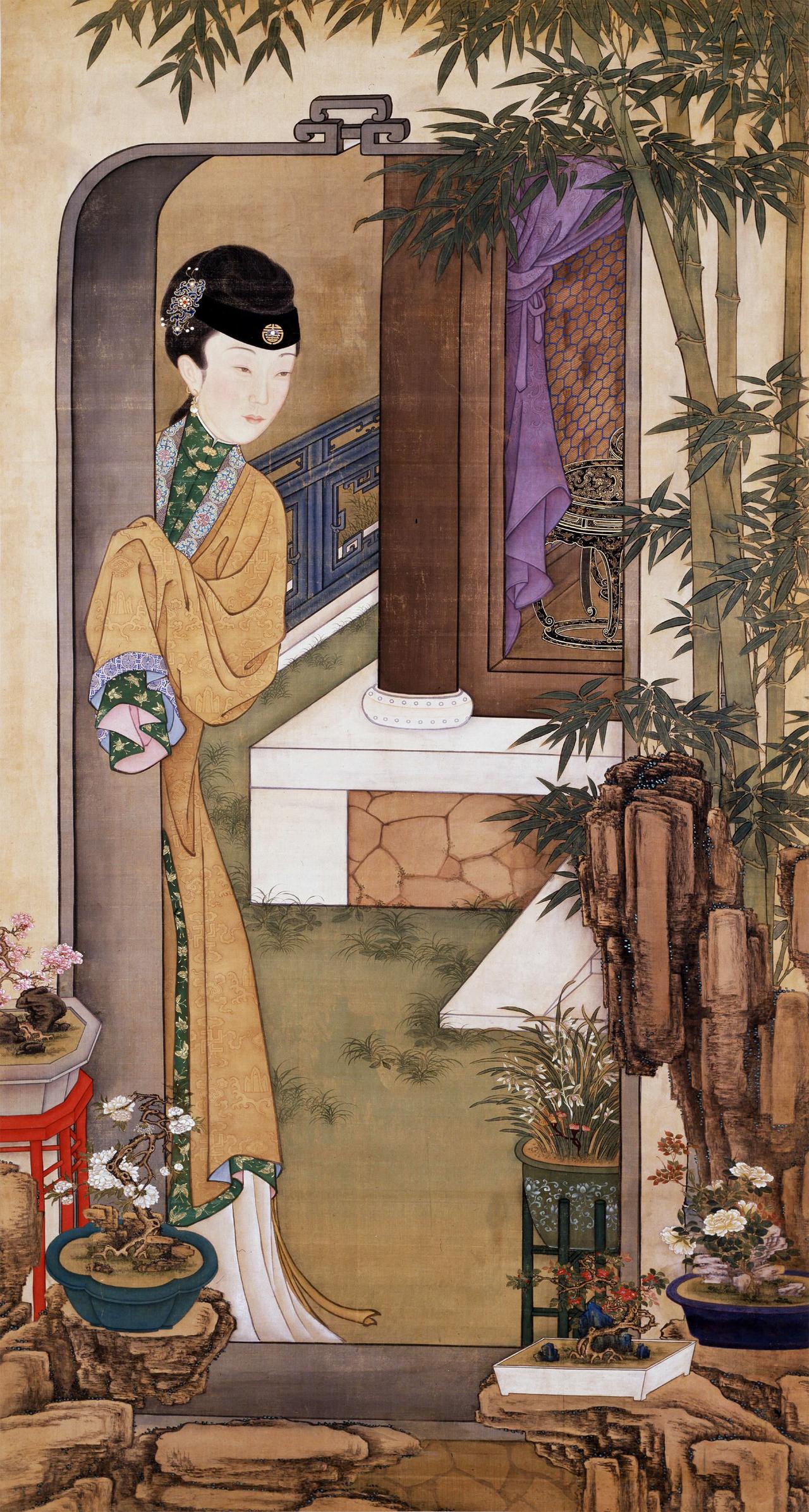 【汉服闺秀、西洋钟表、官窑珍玩，一幅美人图半部雍正生活史】
朋友们你是否一直误以