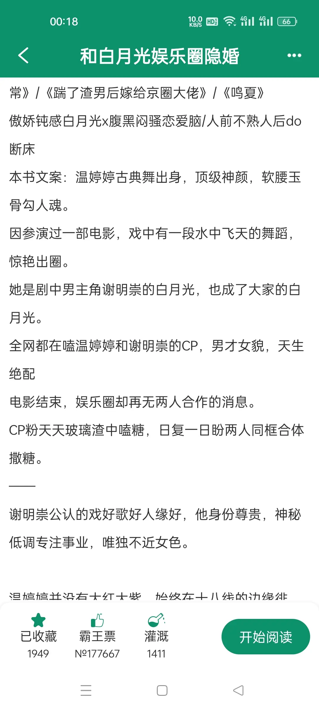 和白月光娱乐圈隐婚，作者君之。