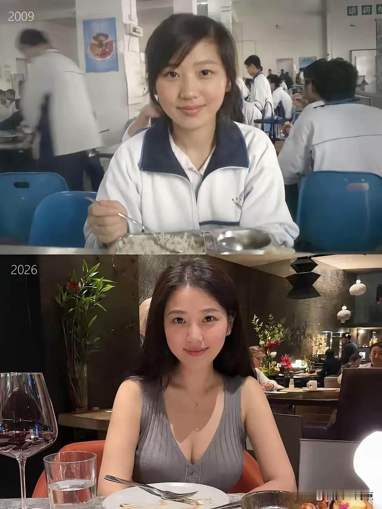 女大十八变，越变越好看！