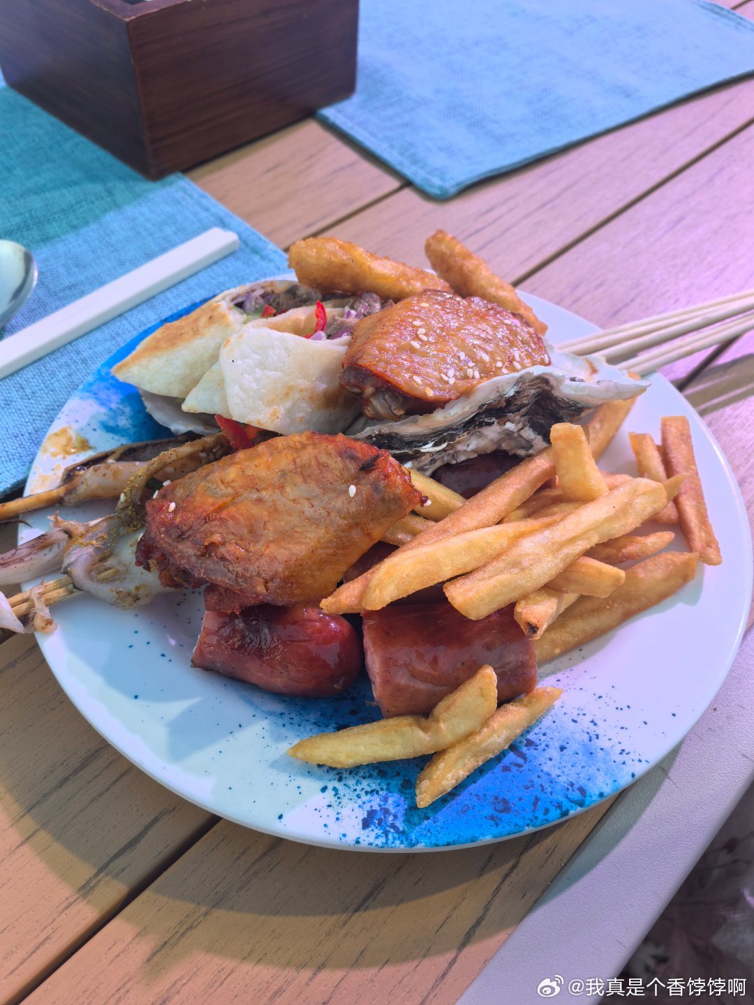 何铮准备的吃的 谢谢宝宝 赶紧打榜 我来了 