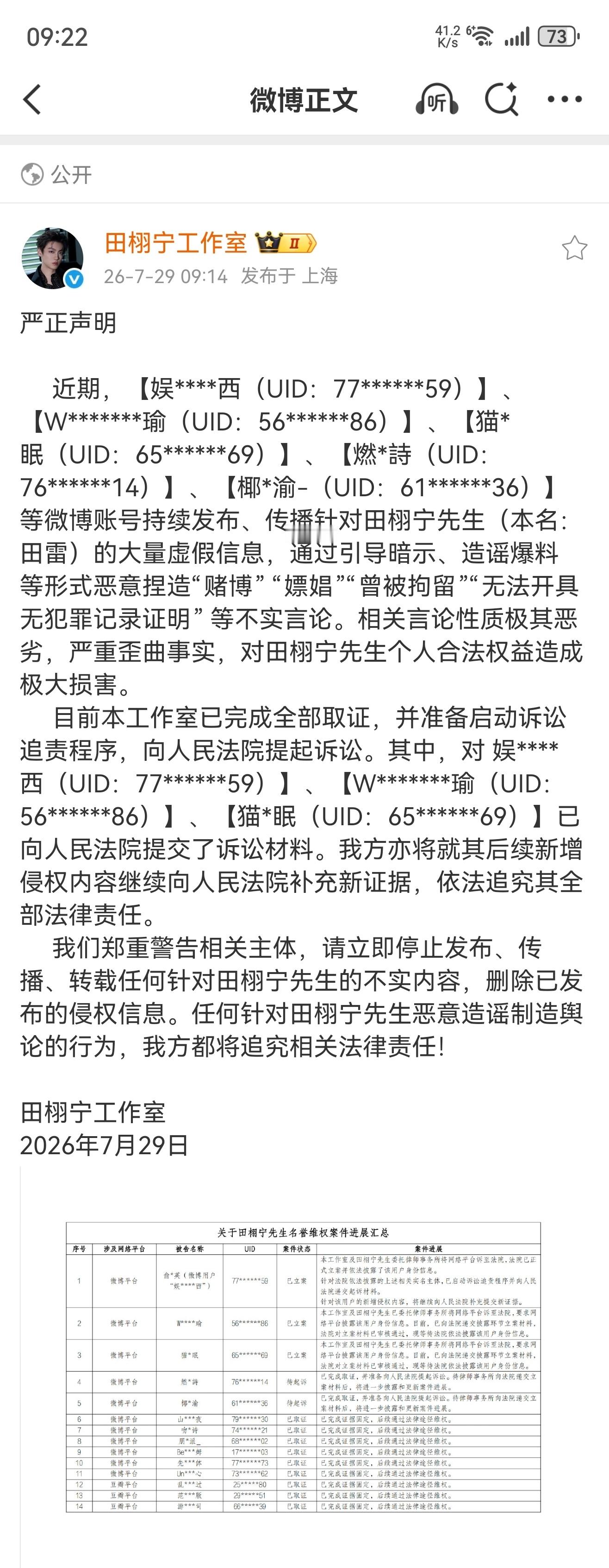 田栩宁工作室严正声明｜田栩宁   啊啊啊啊啊啊啊啊怎么这么爽，好喜欢💛⚡☀️田