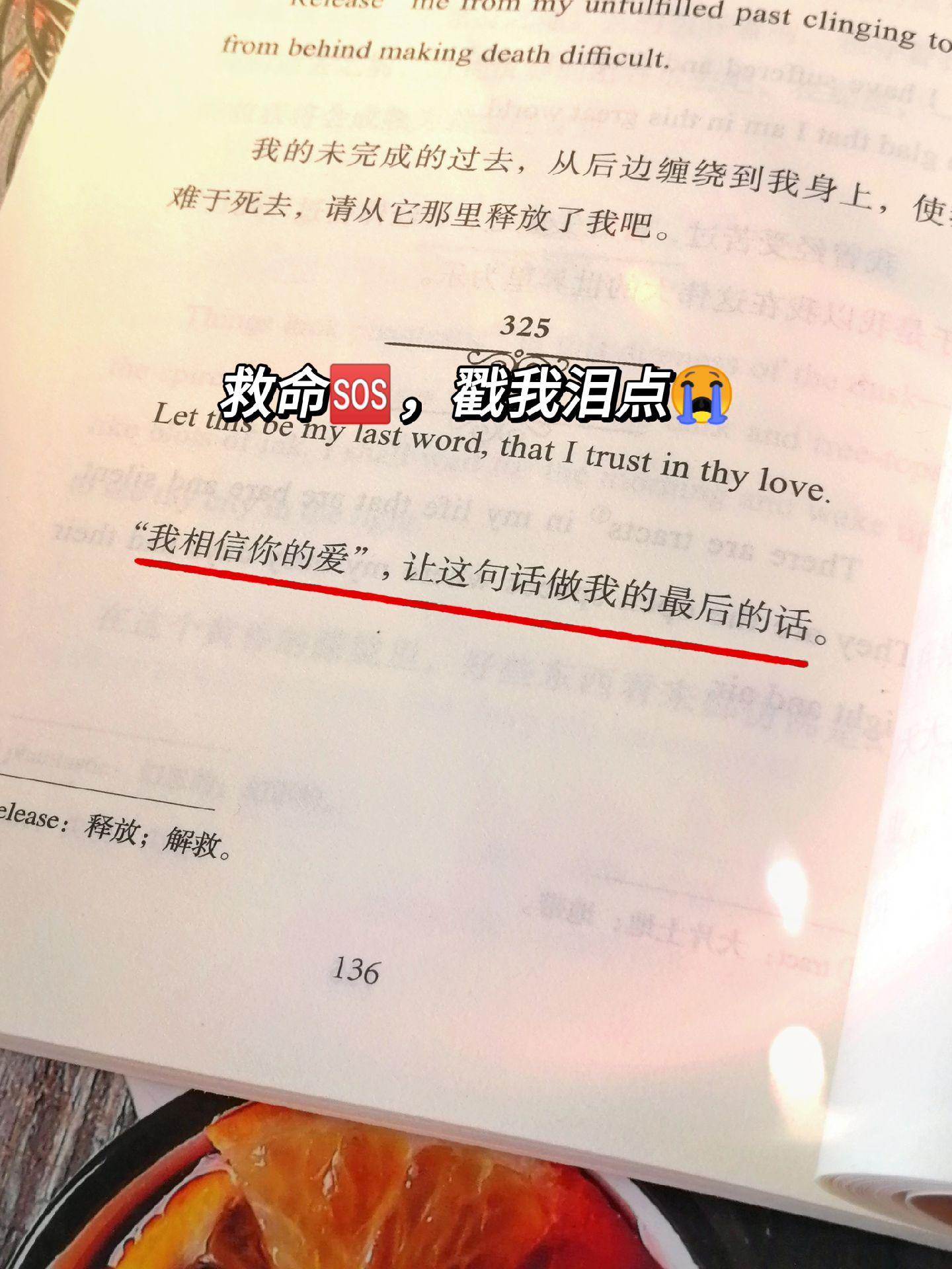 文笔不好的去读！啊啊啊，写作文再也不愁金句了！慢慢读懂泰戈尔，这文笔绝了！😭