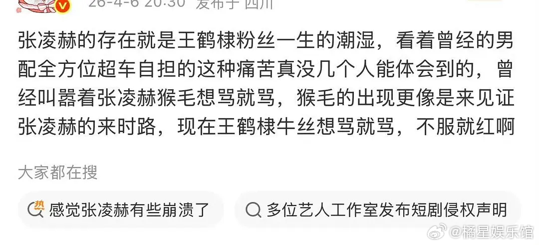 王鹤棣和张凌赫是真怎么回事儿 帅哥怎么又吵起来了 