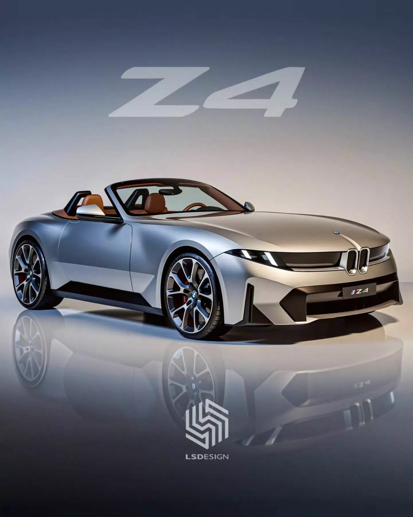 宝马次世代Z4猜想，来自LS Design的创作，融合了Neue Klasse设