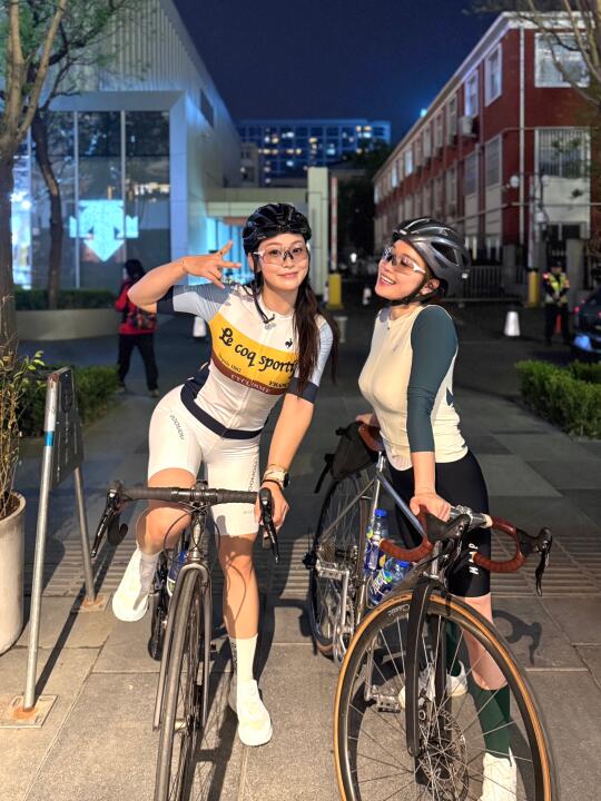 夜骑，快乐加倍！🚴🏻‍♀️