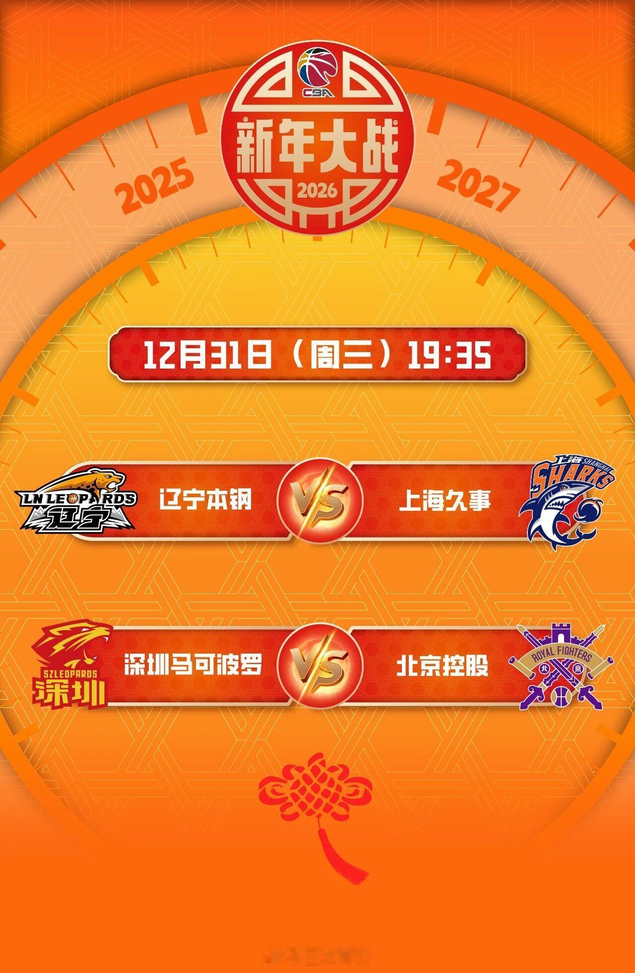 cba CBA新年大战包含四天，1日那一场京粤大战，肯定是最受关注的