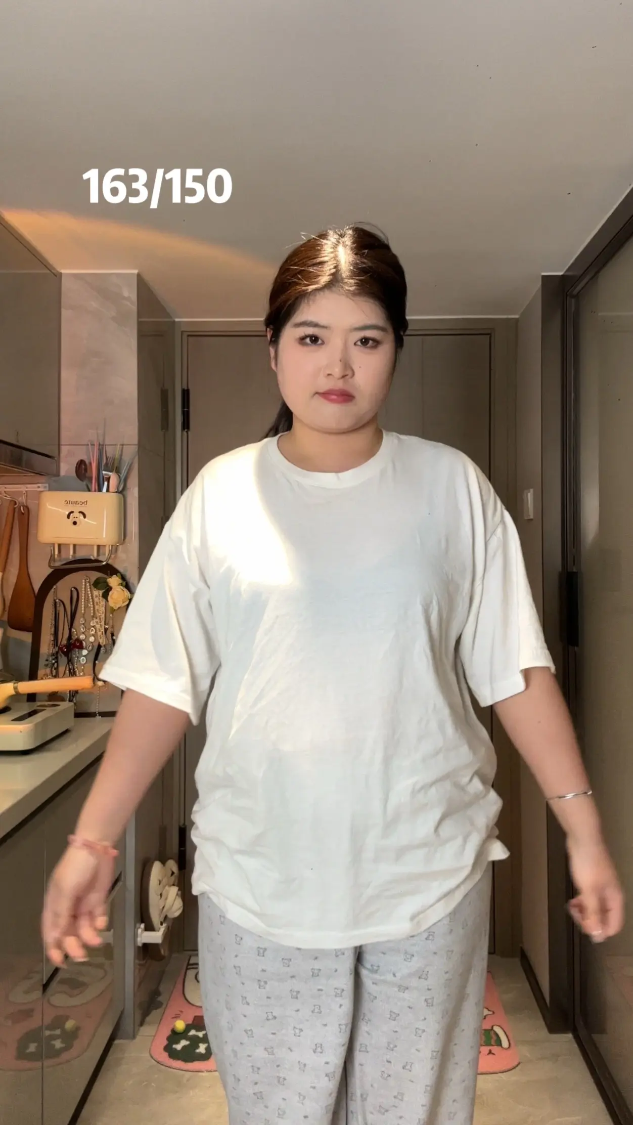 甜妹穿搭分享 150斤 微胖穿搭 显瘦穿搭 大码女装