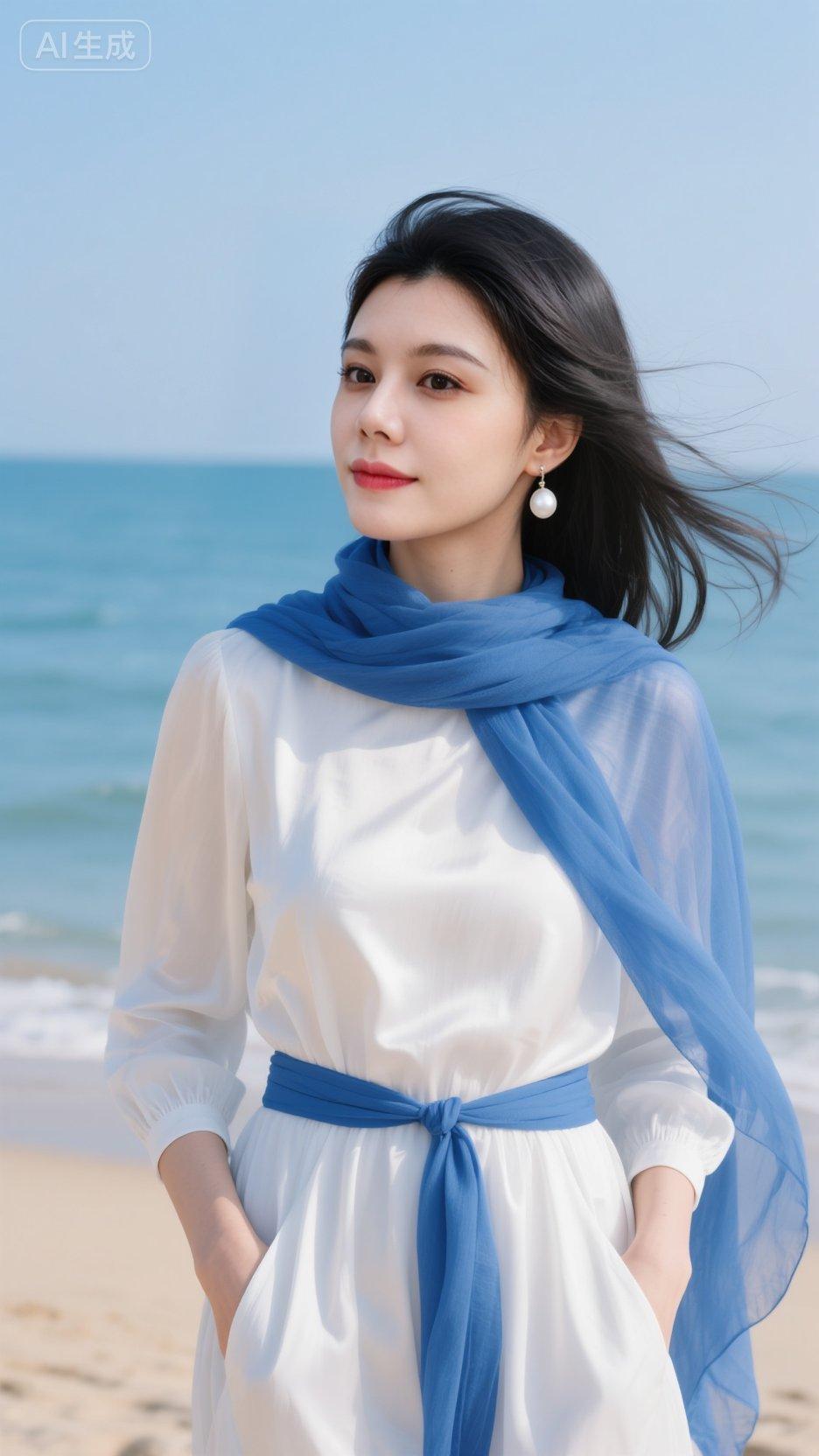 海边飘逸长裙