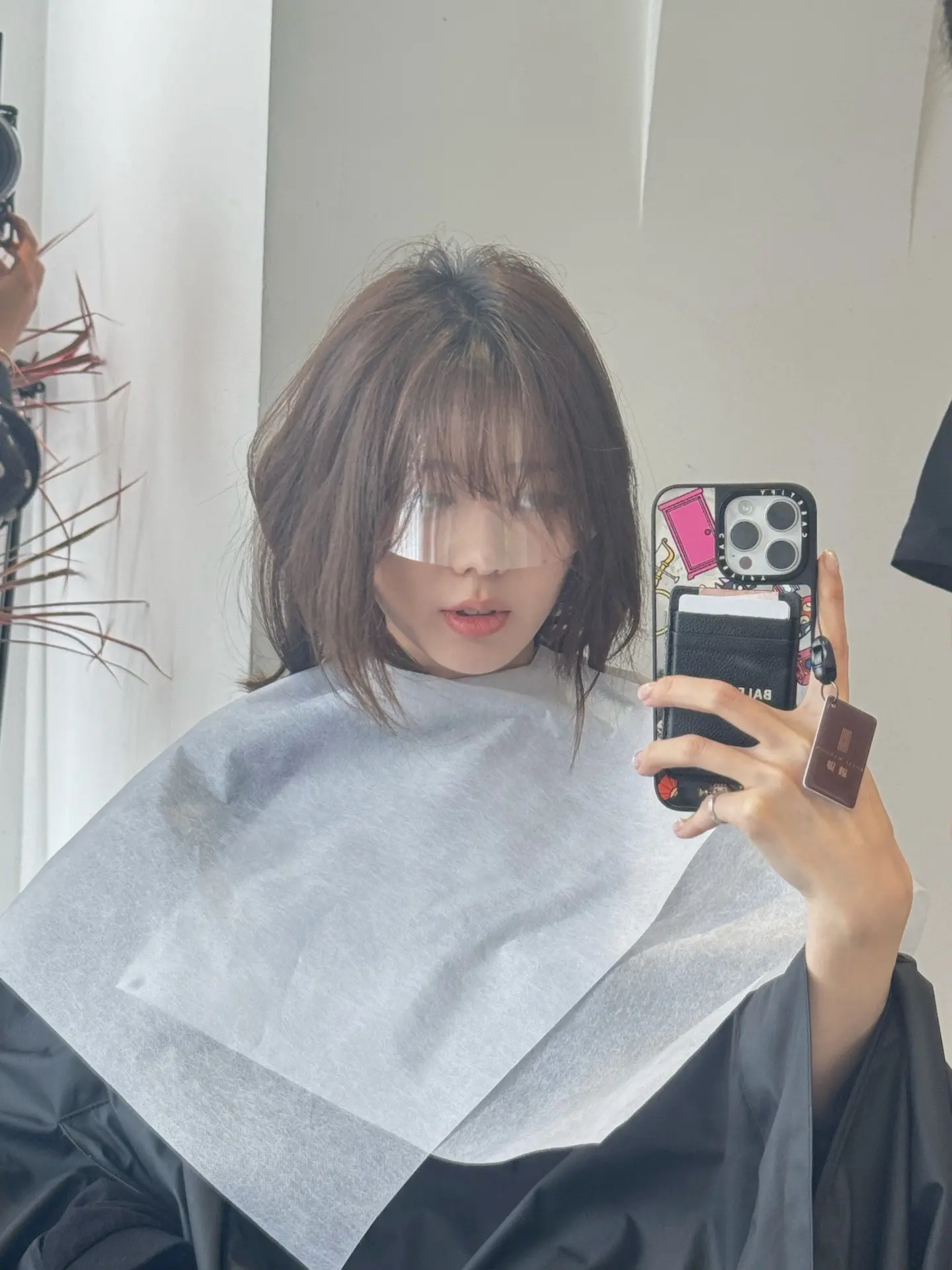 挂耳就这么水灵灵的染出来了。