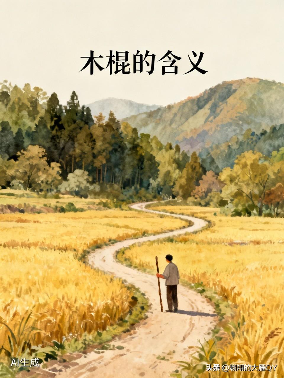 四川有个男子首次去女朋友家，带了不少礼物。临走时，女朋友也出了门，手里拿着一根木
