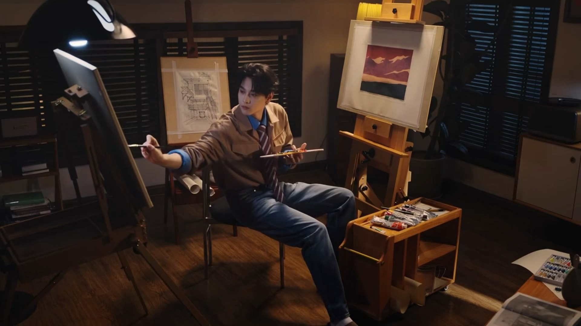 田栩宁韩束TVC田栩宁韩束品牌面膜全球代言人正式官宣，tvc好用心啊，满满的职场
