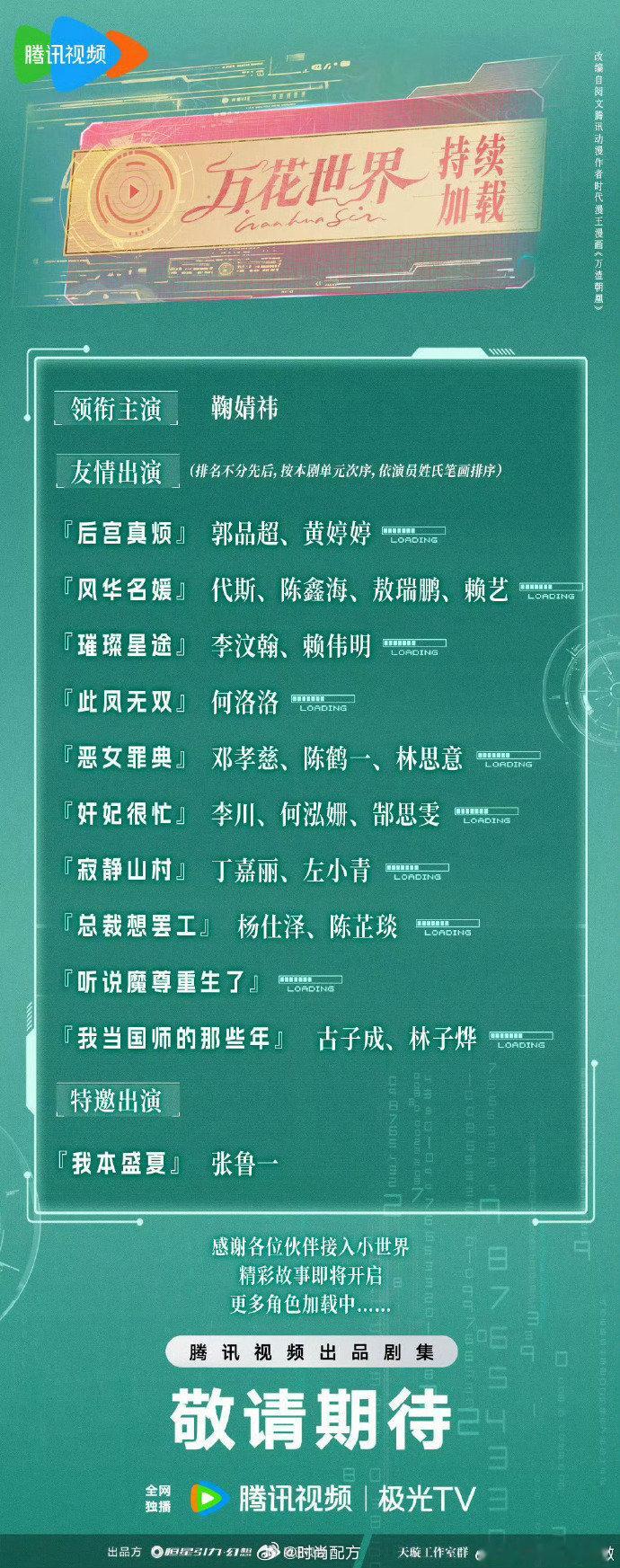 代斯友情出演万花世界 代斯友情出演《万花世界》，期待角色~代斯万花世界友情出演